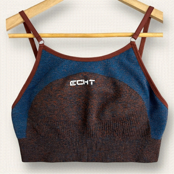 Echt Arise Key Sportsbra Navy and Dark Red Size L - Picture 3 of 16